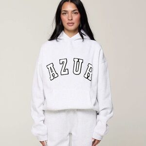 AZUR FIT CLOUD HOODIE - HEATHERED GREY